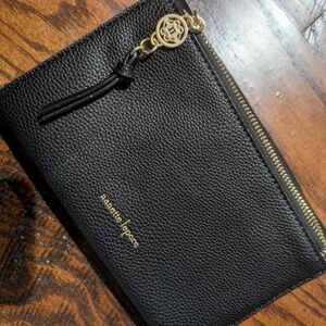 Nanette Lepore Black Leather Clutch